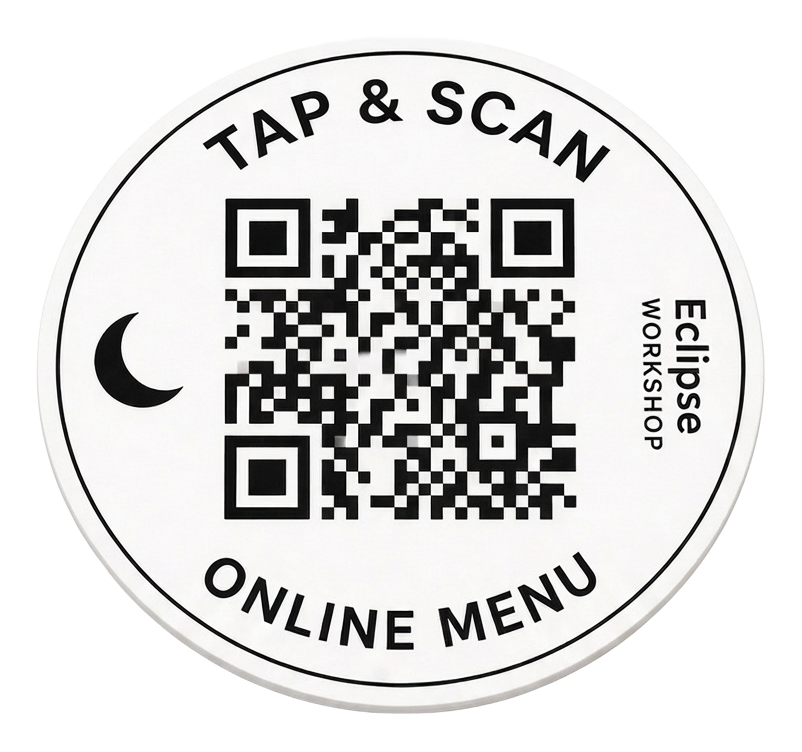 Universal NFC + QR Table Stickers